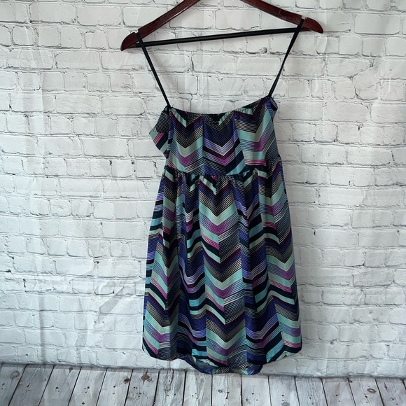 Billabong Green, Blue & Purple Sleeveless dress size M - Picture 10 of 14